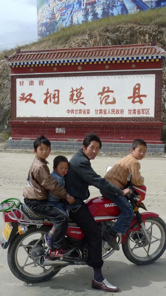 motorcycle riding in china